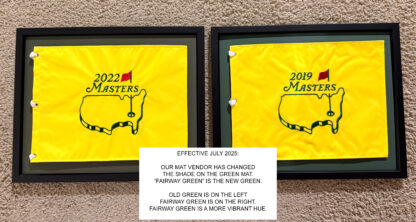 16x20 Black Frame to Hold 13x17 Golf Flag (Moulding blk-001, Reversible Black or NEW Fairway Green Mat) - Image 2