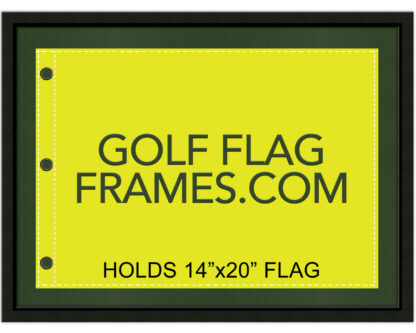 *NEW PRODUCT 2024*   17x23 Black Frame to Hold 14x20 US Open, PGA Championship, Ryder Cup Golf Flag (Moulding blk-001, Includes 3 Mats: Green, Black and Indigo Blue) - Image 6