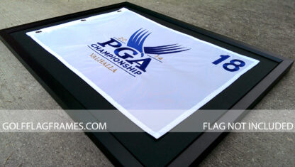 *NEW PRODUCT 2024*   17x23 Black Frame to Hold 14x20 US Open, PGA Championship, Ryder Cup Golf Flag (Moulding blk-001, Includes 3 Mats: Green, Black and Indigo Blue) - Image 5