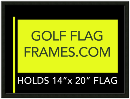 Tournament Package - 17x23 Frame to Hold 14x20 Flag; Black Wood BLK-001 - Image 7