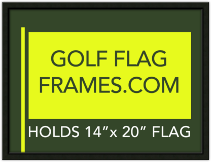 Tournament Package - 17x23 Frame to Hold 14x20 Flag; Black Wood BLK-001 - Image 6