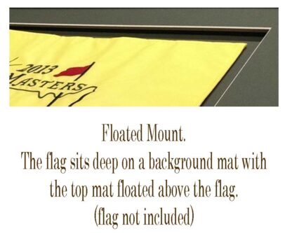 Tournament Package - 20x24 Frame to Hold 13x17 Flag; Black Shadowbox Wood 10800 - Image 3