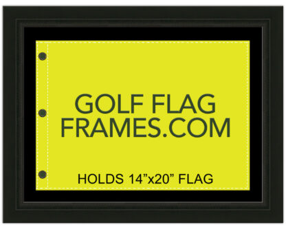 17x23 Black Frame to Hold 14x20 Flag (Moulding blk-002, Reversible Black and Green Mats) - Image 5