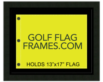 MASTERS SPECIAL 16x20 Black Frame to Hold 13x17 Golf Flag (Moulding blk-003, Reversible Black or Green Mat) - Image 8