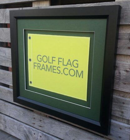 20x24 Black Frame to Hold 13x17 Golf Flag (Moulding blk-003, Double Green Mat) - Image 4