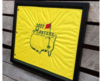 Compact Black Frame to Hold up to 13x17 Golf Flag (Moulding blk-007, Reversible Black or Green Mat)