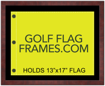 MASTERS SPECIAL 16x20 Brown Frame to Hold 13x17 Masters Golf Flag (Moulding brn-011, Reversible Black or Green Mat) - Image 7