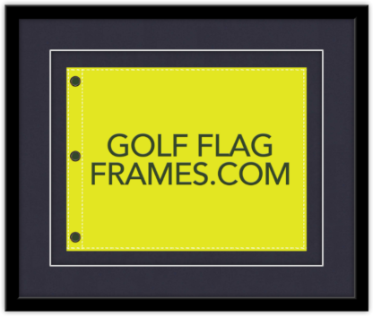 Custom Size Black Flag Frame (Moulding blk-005 Shadowbox, Choice of Mat Color)