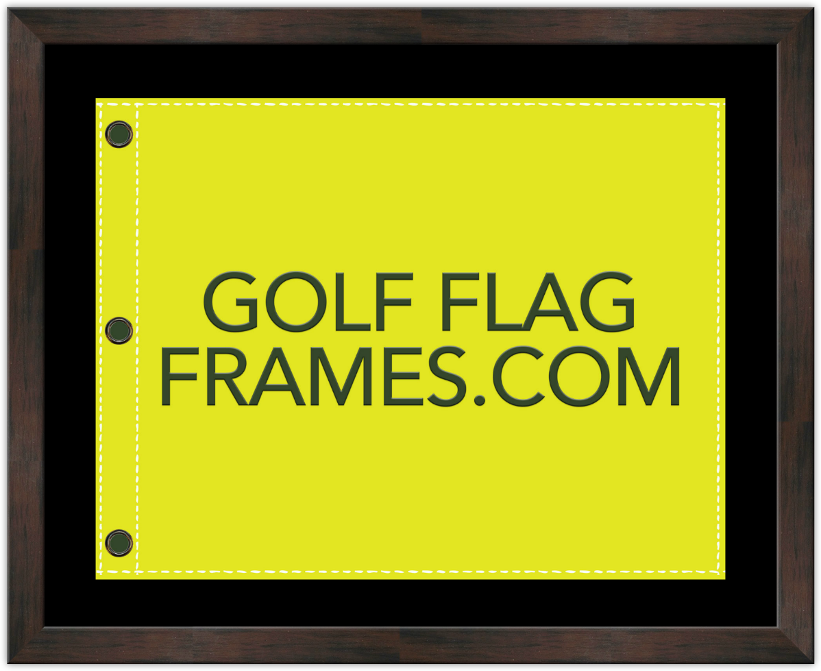 Compact Shadowbox Frame Dark Walnut Color-Custom Size to fit your Golf Flag (Moulding BRN-020, Fairway Green, True Navy or Black Mat) NEW 2026 - Image 11